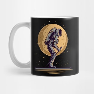 Astronaut skiing in space Mug